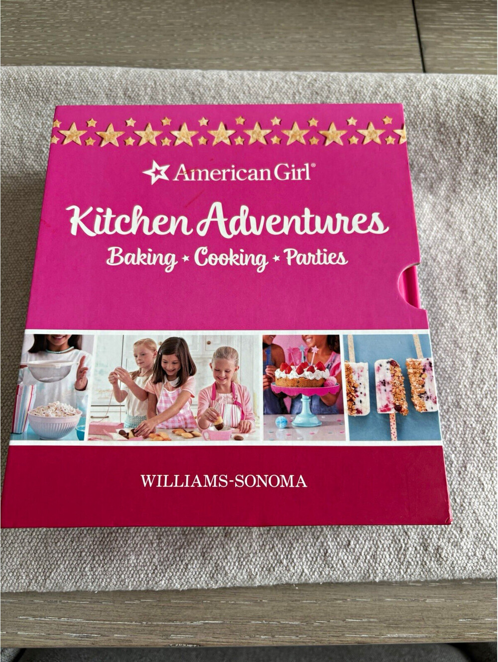 American Girl Kitchen Adventures 3-Book Box Set: Baking Cooking Parties, Illus. - Picture 1 of 10